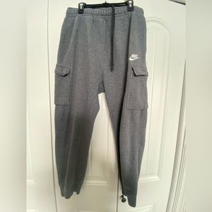 Men’s Nike grey jogger sweatpants, size Medium